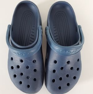 Men's Classic Crocs Size 10 - Navy Blue